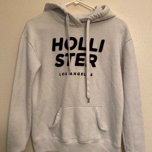 White hollister hoodie